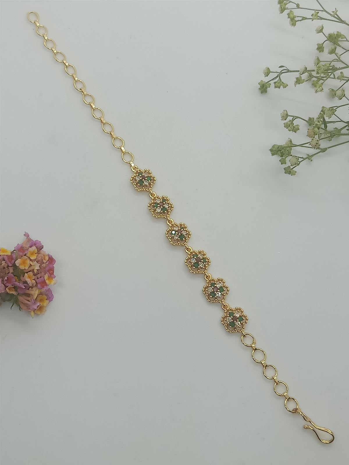 AD-Floral Bracelet