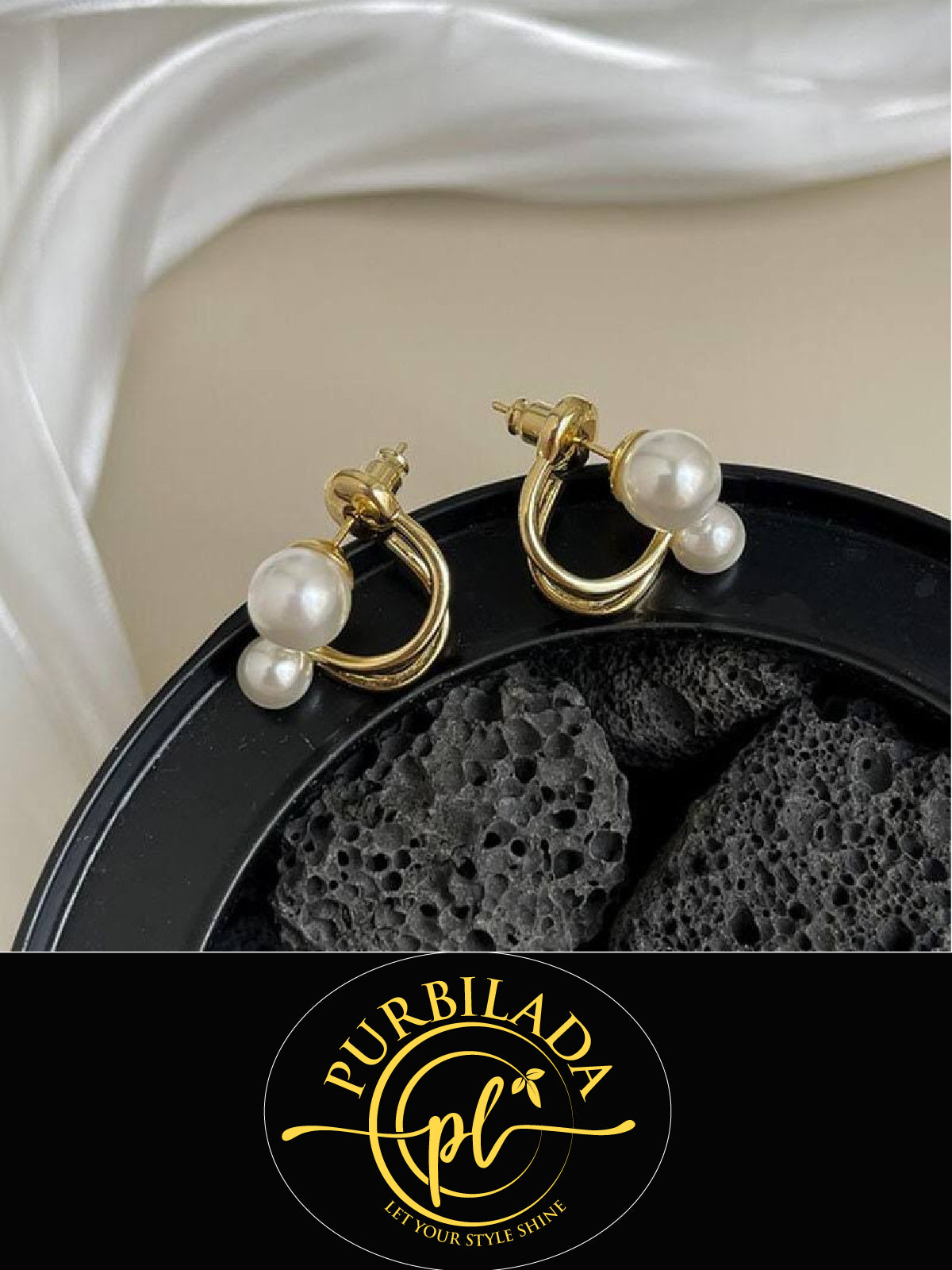 Pearl Earrings | Purbilada