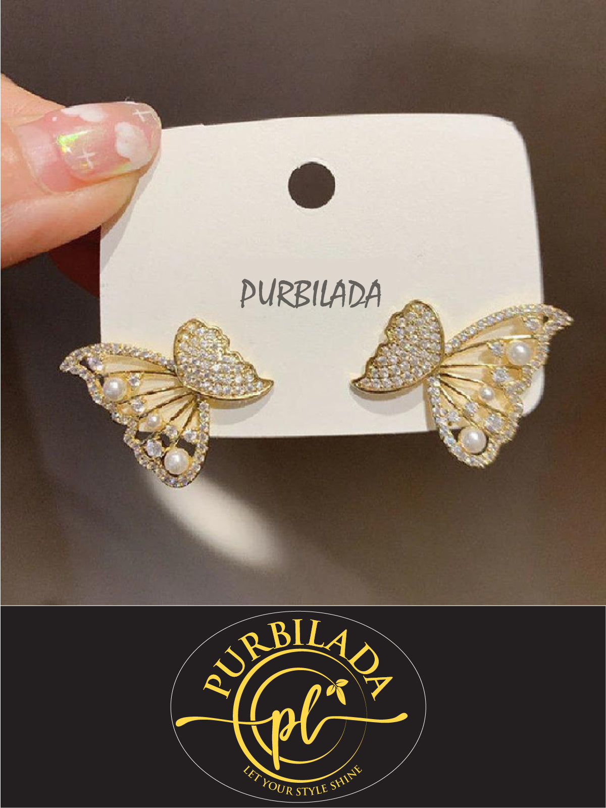 Butterfly Earrings | Purbilada