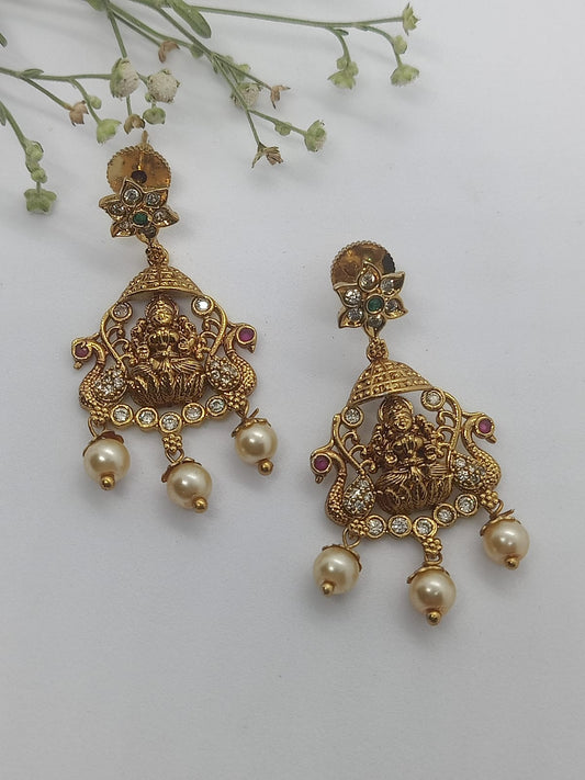 Traditional Lakshmi Earrings | Purbilada