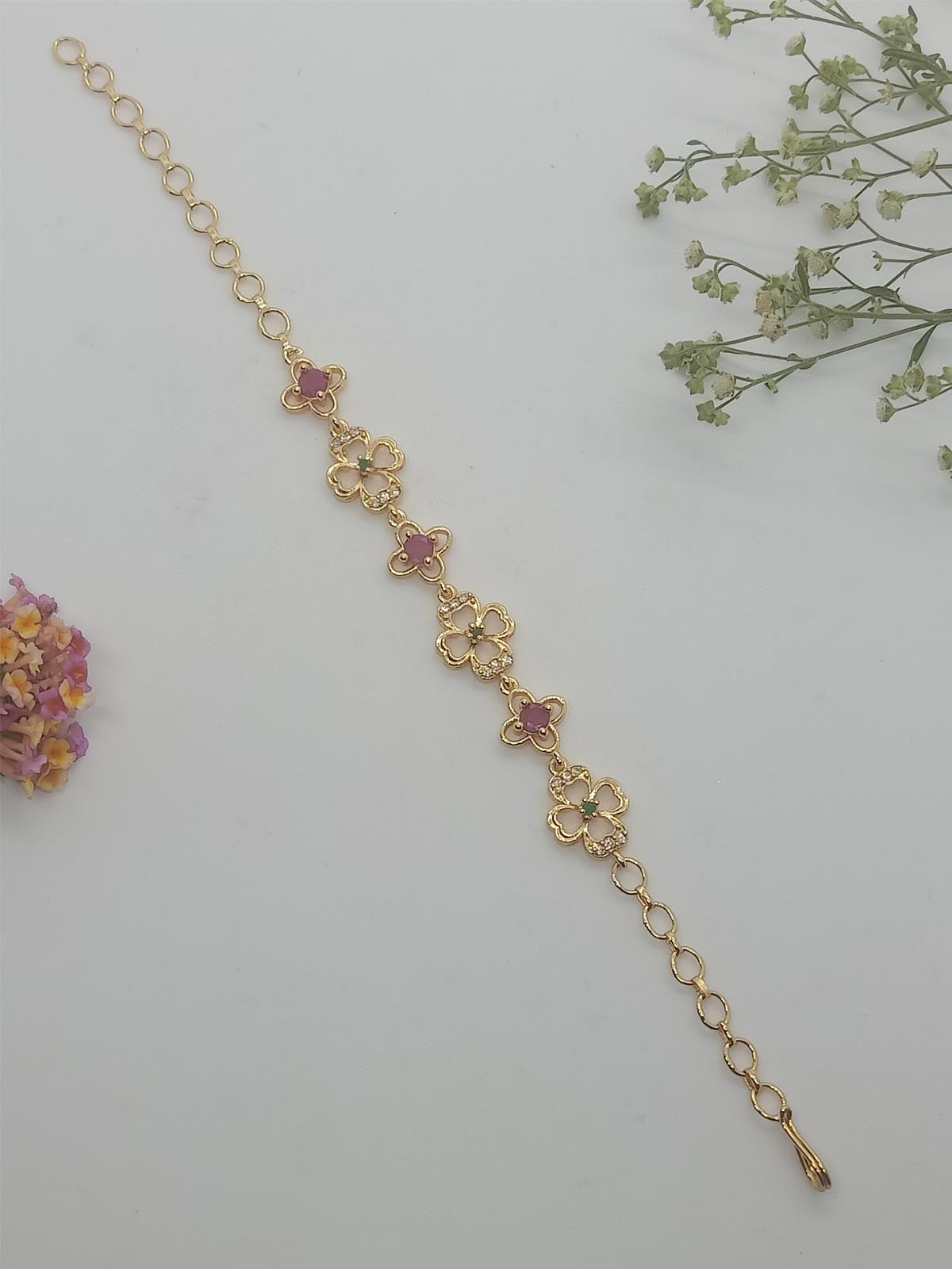 Hibiscus Floral Bracelet